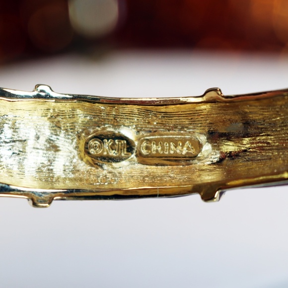 🏆 Rare! Vintage Kenneth Lane Lion's Head Bracelet - Picture 13 of 16